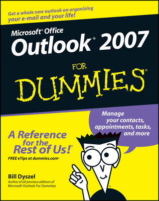 Book cover for Outlook 2007 for Dummies