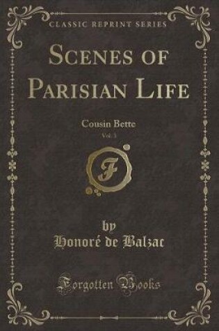 Cover of Scenes of Parisian Life, Vol. 3