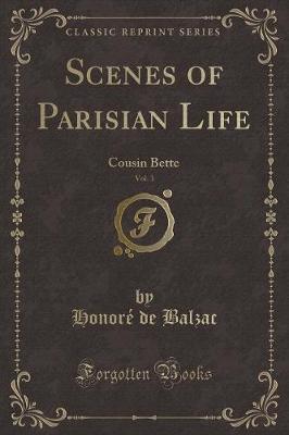 Book cover for Scenes of Parisian Life, Vol. 3