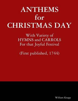 Book cover for Anthems for Christmas Day