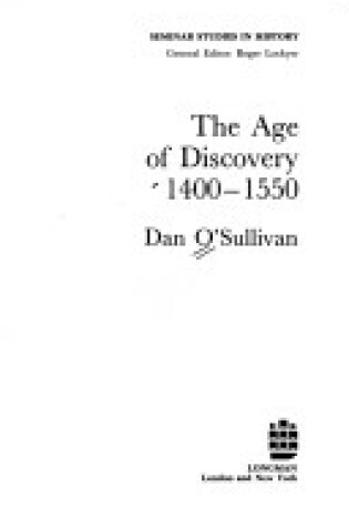 Cover of Age of Discovery, 1400-1550