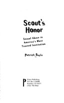 Book cover for Scout's Honor