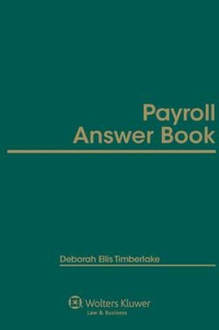 Cover of Payroll Answer Book, 2013 Edition