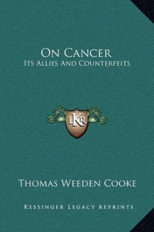 Cover of On Cancer