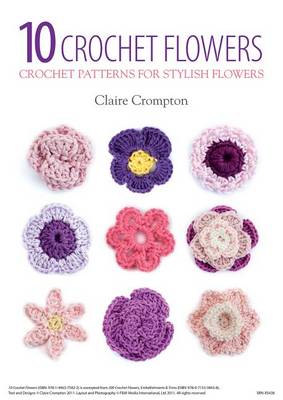 Book cover for 10 Crochet Flowers