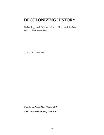 Book cover for Decolonising History