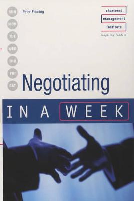 Book cover for Negotiating in a Week