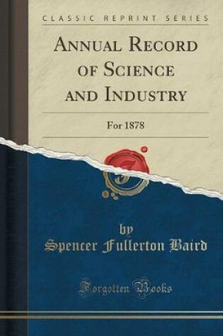 Cover of Annual Record of Science and Industry