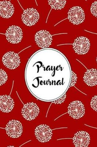 Cover of Prayer Journal Notebook Dandelions Pattern 12