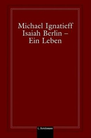 Cover of Isaiah Berlin - Ein Leben