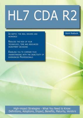 Book cover for Hl7 Cda R2