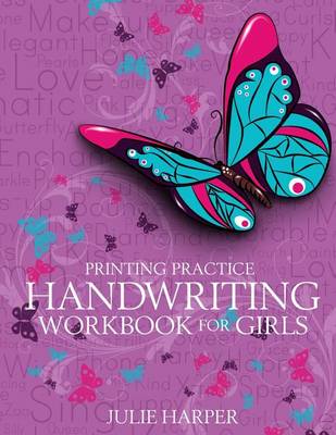 Book cover for Printing Practice Handwriting Workbook for Girls