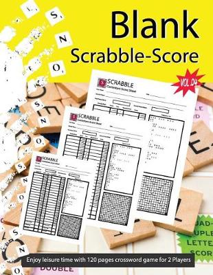 Book cover for Blank Scrabble - Score Vol.04