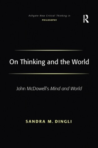 Cover of On Thinking and the World