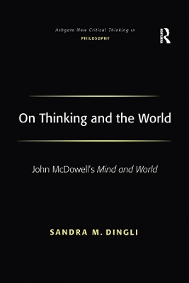 Book cover for On Thinking and the World