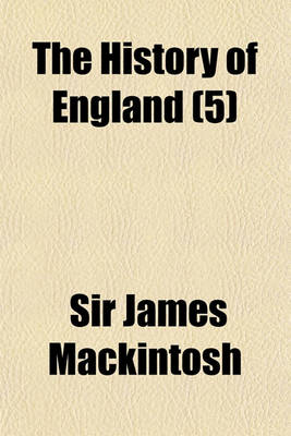 Book cover for The History of England Volume 5