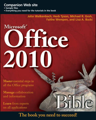 Book cover for Office 2010 Bible