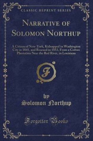 Cover of Narrative of Solomon Northup