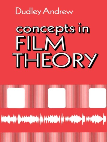 Book cover for Concepts in Film Theory