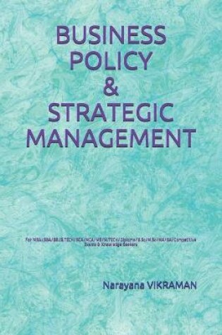 Cover of Business Policy & Strategic Management