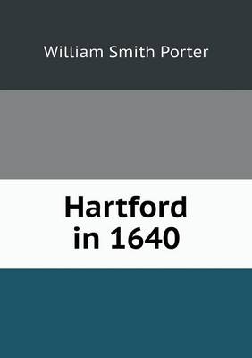 Book cover for Hartford in 1640