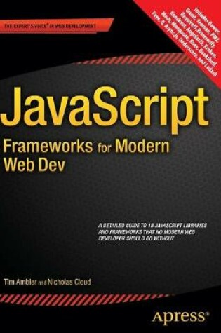 Cover of JavaScript Frameworks for Modern Web Dev