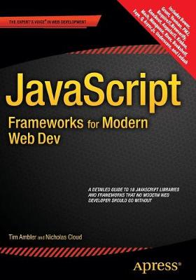 Book cover for JavaScript Frameworks for Modern Web Dev
