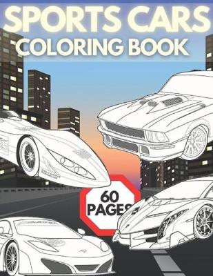 Book cover for Sports Car Coloring Book