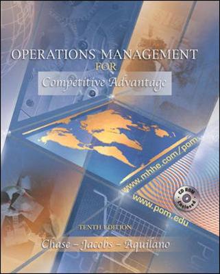 Book cover for Operations Management for Competitive Advantage with Student-CD