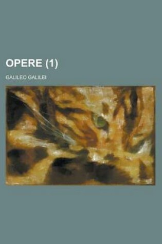 Cover of Opere (1)