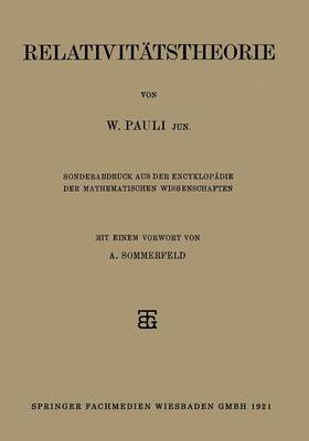 Book cover for Relativitätstheorie