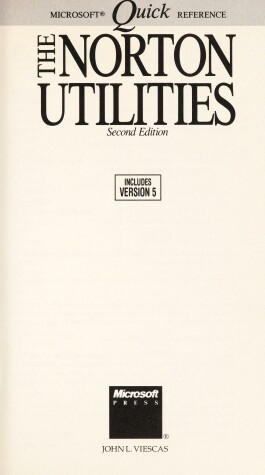 Book cover for The Norton Utilities