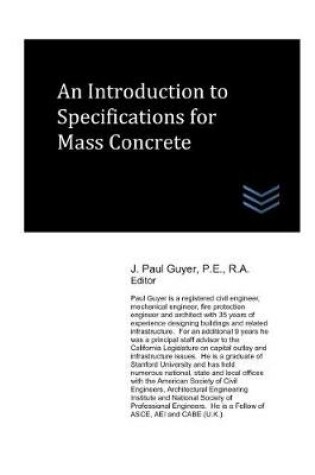 Cover of An Introduction to Specifications for Mass Concrete