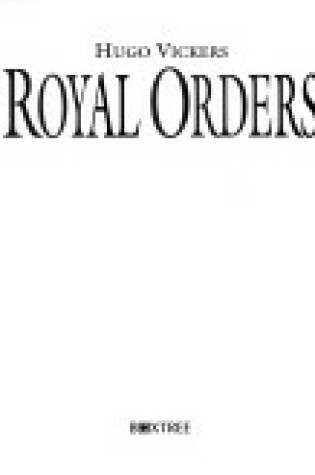 Cover of Royal Orders