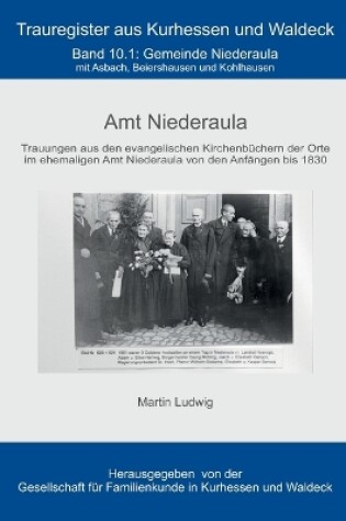 Cover of Trauregister Amt Niederaula