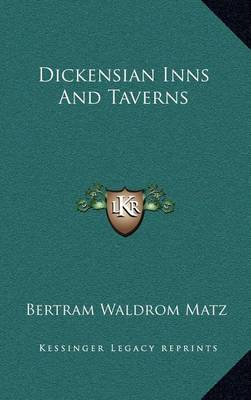 Book cover for Dickensian Inns and Taverns