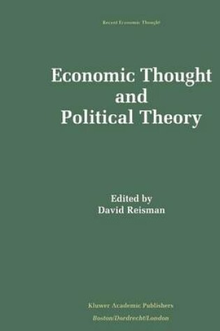 Cover of Economic Thought and Political Theory
