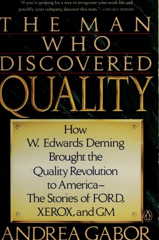 Cover of The Man Who Discovered Quality