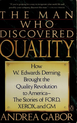 Book cover for The Man Who Discovered Quality