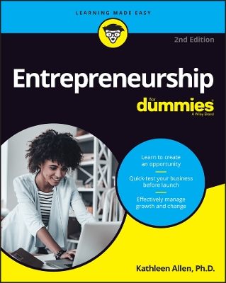 Book cover for Entrepreneurship For Dummies