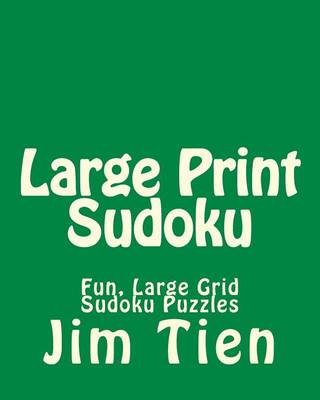 Book cover for Large Print Sudoku