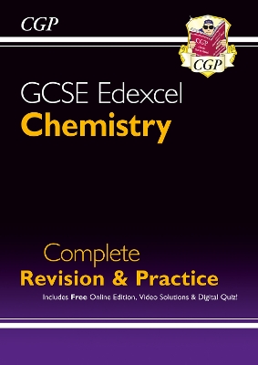 Book cover for New GCSE Chemistry Edexcel Complete Revision & Practice includes Online Edition, Videos & Quizzes