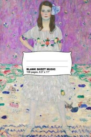 Cover of Mada Primavesi Gustav Klimt Blank Sheet Music Notebook