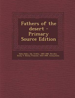 Book cover for Fathers of the Desert