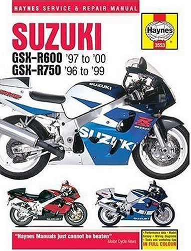 Book cover for Suzuki GSX-R600 and 750 Service and Repair Manual