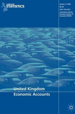 Cover of United Kingdom Economic Accounts No 52, 3rd Quarter 2005