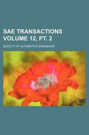 Cover of Sae Transactions Volume 12, PT. 2