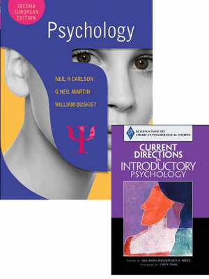Book cover for Valuepack: Carlson, Psychology Second Edition with MyPsychLab (CourseCompass) and APS: Current Directions in Introductory Psychology