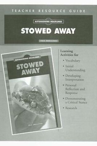 Cover of Stowed Away Teacher Resource Guide