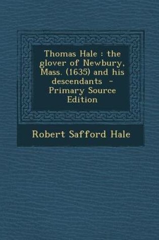 Cover of Thomas Hale